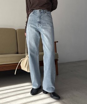 【カプリシューレマージュ/CAPRICIEUX LEMAGE】の【新色/人気アイテムがアップグレード】13ozハイウエストストレートデニム 人気、トレンドファッション・服の通販 founy(ファニー) ファッション Fashion レディースファッション Fashion for Women インディゴ Indigo Denim インナー Innerwear ギャザー Gathered, Ruffled シャーリング Shirring, Ruched ストレート Straight, Straight Cut セットアップ Set-Up, Coordinated Outfit デニム Denim, Jeans Material パッチ Patch, Appliqué ビスチェ Bustier, Corset Top フリル Frill, Ruffle 人気 Popular, Best Seller |ID:prp329100004866052