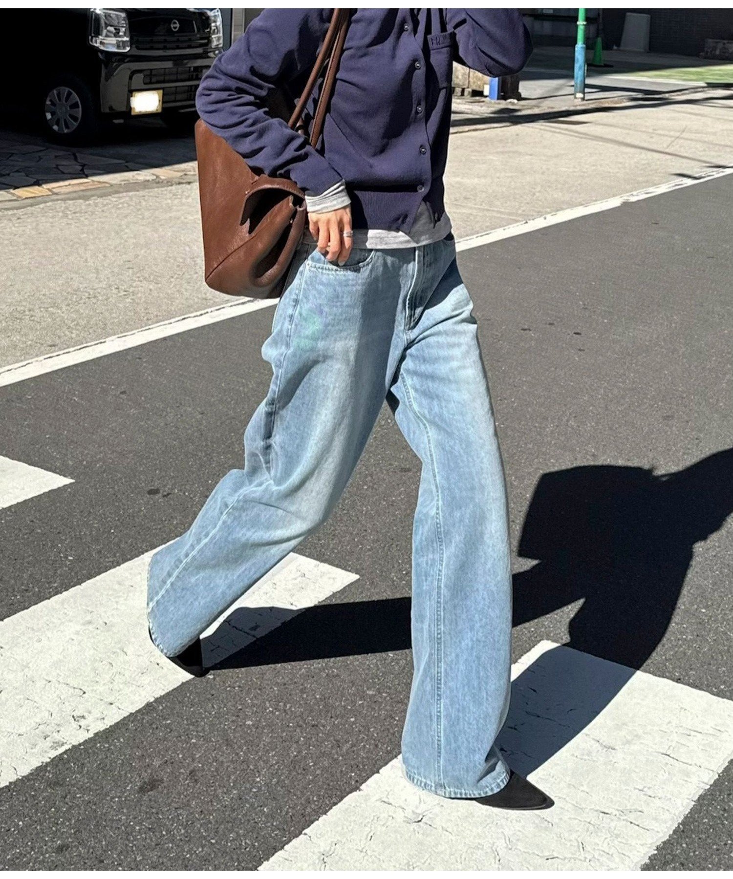 【フレディ&グロスター/FREDY&GLOSTER】の【@sora_522m企画】BASIC STRAIGHT LIGHT DENIM インテリア・キッズ・メンズ・レディースファッション・服の通販 founy(ファニー) 　ファッション　Fashion　レディースファッション　Fashion for Women　春　Spring　ストレート　Straight, Straight Cut　デニム　Denim, Jeans Material　トレンド　Trend, Trending Now　人気　Popular, Best Seller　バランス　Balance, Style Balance　パッチ　Patch, Appliqué　ルーズ　Loose, Oversized　S/S・春夏　SS, Spring/Summer, Warm Season　おすすめ　Recommended / Our Picks　夏　Summer　2026年　2026　ブルー|ID: prp329100004866063 ipo3291000000036220175