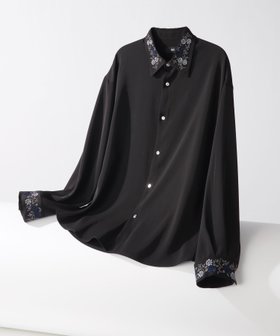 【ハレ/HARE】の【イージーケア機能】TOROMIシシュウシャツ 人気、トレンドファッション・服の通販 founy(ファニー) ファッション Fashion レディースファッション Fashion for Women トップス・カットソー Cut & Sew Tops シャツ・ブラウス・オフィスカジュアル Elegant Blouses & Button-Ups インナー Innerwear バランス Balance, Style Balance フラワー Flower, Floral モチーフ Motif, Design Theme 無地 Plain, Solid Color リラックス Relax, Relaxed Fit ルーズ Loose, Oversized エレガント 上品 Elegant |ID:prp329100004866069