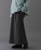 【アーバンリサーチ ドアーズ/URBAN RESEARCH DOORS】のFORK SPOON ラナテックイージースカート 人気、トレンドファッション・服の通販 founy(ファニー) ファッション Fashion レディースファッション Fashion for Women スカート Skirts 2025年 2025 2025-2026秋冬・A/W Autumn/Winter 2025–26 AW25–26 冬 Winter / This Winter クラシック Classic, Timeless Style シンプル Simple, Minimal ストレート Straight, Straight Cut スリット Slit, Slit Detail ドローストリング Drawstring, Pull Cord ベーシック Basic, Essential A/W・秋冬 Autumn/Winter thumbnail CHARCOAL|ID: prp329100004866070 ipo3291000000036220242