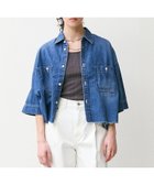 【ジョンブルプライベートラボ/Johnbull Private labo】のデニムクロップドショートスリーブシャツ 人気、トレンドファッション・服の通販 founy(ファニー) ファッション Fashion レディースファッション Fashion for Women トップス・カットソー Cut & Sew Tops シャツ・ブラウス・オフィスカジュアル Elegant Blouses & Button-Ups クロップド Cropped, Short Length スリーブ Sleeve, Long Sleeve / Short Sleeve デニム Denim, Jeans Material ハーフ Half, Half-Length ボトム Bottoms, Lower Wear ワーク Workwear, Utility Style 定番 Standard, Basic Item thumbnail インディゴブルー|ID: prp329100004866087 ipo3291000000036220333