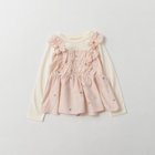 【ブランシェス/branshes / KIDS】のハート柄刺しゅうドッキングチュニック 人気、トレンドファッション・服の通販 founy(ファニー) ファッション Fashion キッズファッション Fashion for Kids インナー Innerwear ガーリー Girly, Feminine Style チュニック Tunic, Long Top ドッキング Docking, Mixed Material バランス Balance, Style Balance フリル Frill, Ruffle プリント Print, Printed Pattern レギンス Leggings, Stretch Pants thumbnail ピンク|ID: prp329100004866251 ipo3291000000036228634