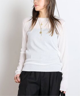 【エーピーストゥディオ/AP STUDIO】の*TOTAN シアーTシャツ 人気、トレンドファッション・服の通販 founy(ファニー) ファッション Fashion レディースファッション Fashion for Women トップス・カットソー Cut & Sew Tops シャツ・ブラウス・オフィスカジュアル Elegant Blouses & Button-Ups ロングTシャツ・Tシャツ Longline T-Shirts & Tees おすすめ Recommended / Our Picks インナー Innerwear シアー Sheer, See-Through シンプル Simple, Minimal スマート Smart, Elegant モダン Modern, Contemporary 羽織 Haori, Light Jacket |ID:prp329100004866255
