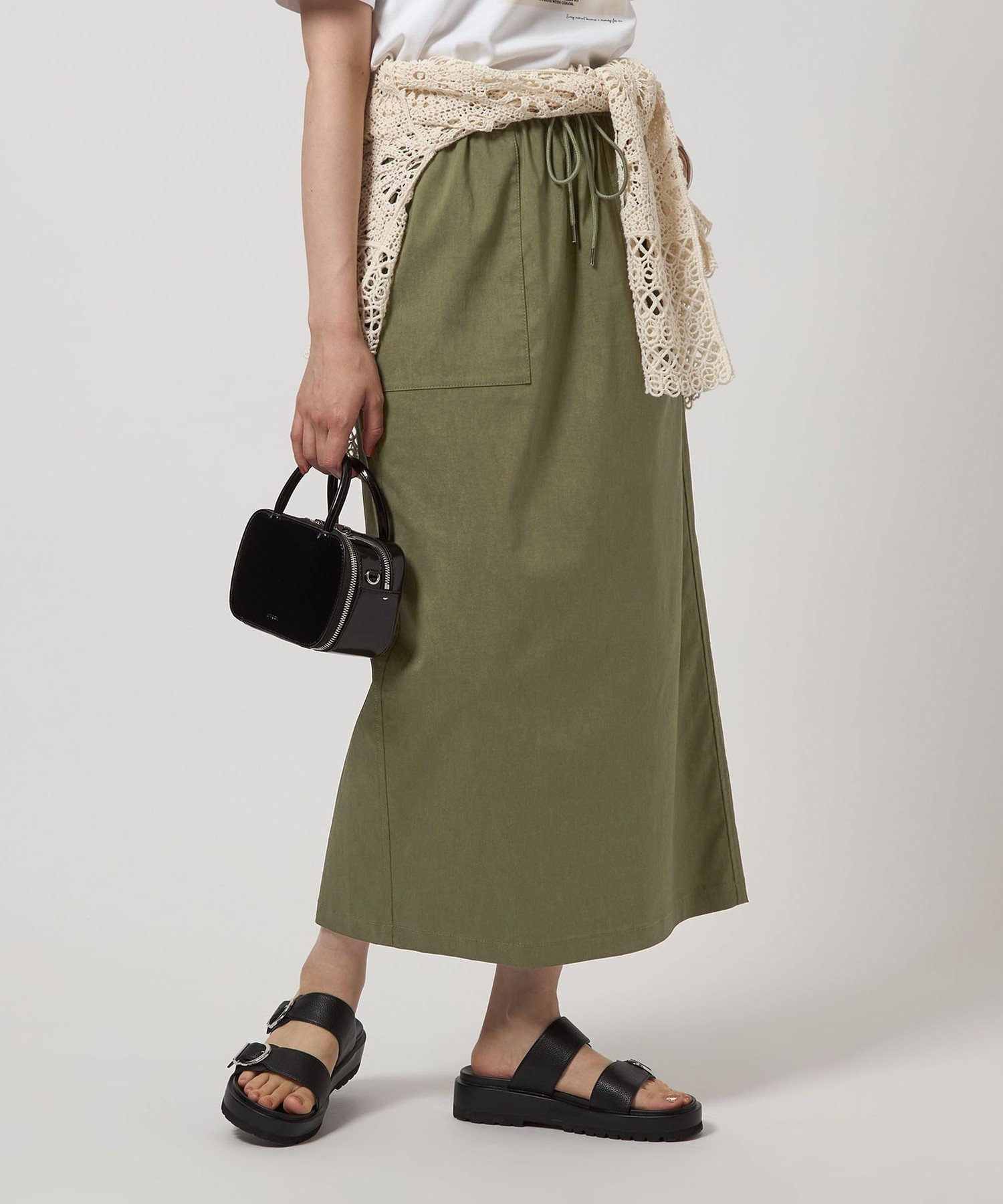 【ユナイテッドアローズ/UNITED ARROWS】のsize SHORT/TALLあり オルマイ LI/MIX タイト スカート インテリア・キッズ・メンズ・レディースファッション・服の通販 founy(ファニー) 　ファッション　Fashion　レディースファッション　Fashion for Women　スカート　Skirts　春　Spring　コンパクト　Compact, Small Size　吸水　Absorbent, Quick-Dry　ストレッチ　Stretch, Stretchy Fabric　ストレート　Straight, Straight Cut　フィット　Fit, Slim Fit　ポケット　Pocket, Pocket Detail　S/S・春夏　SS, Spring/Summer, Warm Season　アウトレット　Outlet / Clearance　おすすめ　Recommended / Our Picks　夏　Summer　OLIVE|ID: prp329100004866263 ipo3291000000036229102