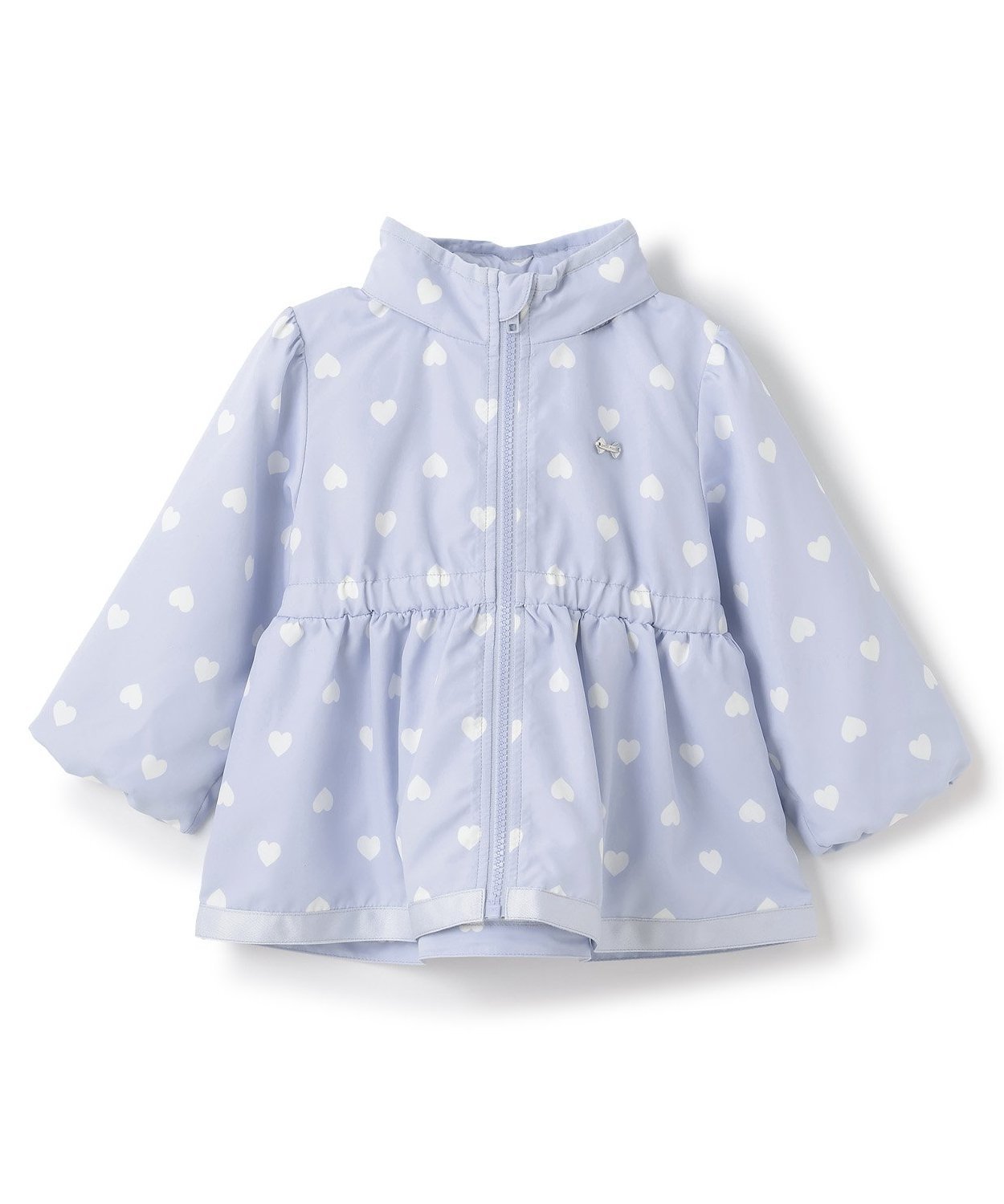 【ナルミヤ オンライン/NARUMIYA ONELINE / KIDS】の【撥水加工】ペプラムウィンブレ インテリア・キッズ・メンズ・レディースファッション・服の通販 founy(ファニー) ファッション Fashion キッズファッション Fashion for Kids ペプラム Peplum, Flared Hem ポケット Pocket, Pocket Detail ライト ブルー|ID: prp329100004866619 ipo3291000000036247823