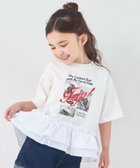 【ペアマノン/pairmanon / KIDS】の【綿100%】ガールズ 裾フリル アニマル ロゴ ペプラムTシャツ 人気、トレンドファッション・服の通販 founy(ファニー) ファッション Fashion キッズファッション Fashion for Kids おすすめ Recommended / Our Picks アニマル Animal Print フリル Frill, Ruffle ペプラム Peplum, Flared Hem thumbnail ホワイト01|ID: prp329100004866621 ipo3291000000036247847