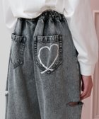 【グローバルワーク/GLOBAL WORK / KIDS】のGOODデニムワイドアソート/キッズ/147408 人気、トレンドファッション・服の通販 founy(ファニー) ファッション Fashion キッズファッション Fashion for Kids カットオフ Cut-Off Design ケミカル Chemical, Chemical Wash シンプル Simple, Minimal ダメージ Distressed, Destroyed デニム Denim, Jeans Material トレンド Trend, Trending Now 人気 Popular, Best Seller プリント Print, Printed Pattern ポケット Pocket, Pocket Detail リボン Ribbon, Bow ワイド Wide, Wide Fit thumbnail ブラックデニムカットオフ13|ID: prp329100004866623 ipo3291000000036247873