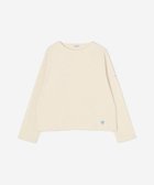 【ビショップ/Bshop】のコットンロード クルーネックTシャツ WOMEN 人気、トレンドファッション・服の通販 founy(ファニー) ファッション Fashion レディースファッション Fashion for Women トップス・カットソー Cut & Sew Tops シャツ・ブラウス・オフィスカジュアル Elegant Blouses & Button-Ups ロングTシャツ・Tシャツ Longline T-Shirts & Tees カットソー Cut and Sewn Top 軽量 Lightweight, Ultra Light 長袖 Long Sleeve, Full Sleeve フランス France, French フロント Front, Front Design ボーダー Border, Stripe thumbnail ECRU|ID: prp329100004866653 ipo3291000000036248105