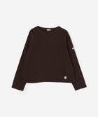 【ビショップ/Bshop】のコットンロード クルーネックTシャツ WOMEN 人気、トレンドファッション・服の通販 founy(ファニー) ファッション Fashion レディースファッション Fashion for Women トップス・カットソー Cut & Sew Tops シャツ・ブラウス・オフィスカジュアル Elegant Blouses & Button-Ups ロングTシャツ・Tシャツ Longline T-Shirts & Tees カットソー Cut and Sewn Top 軽量 Lightweight, Ultra Light 長袖 Long Sleeve, Full Sleeve フランス France, French フロント Front, Front Design ボーダー Border, Stripe thumbnail DKBROWN|ID: prp329100004866653 ipo3291000000036248107