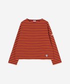 【ビショップ/Bshop】のコットンロード クルーネックTシャツ WOMEN 人気、トレンドファッション・服の通販 founy(ファニー) ファッション Fashion レディースファッション Fashion for Women トップス・カットソー Cut & Sew Tops シャツ・ブラウス・オフィスカジュアル Elegant Blouses & Button-Ups ロングTシャツ・Tシャツ Longline T-Shirts & Tees カットソー Cut and Sewn Top 軽量 Lightweight, Ultra Light 長袖 Long Sleeve, Full Sleeve フランス France, French フロント Front, Front Design ボーダー Border, Stripe thumbnail RED系1|ID: prp329100004866653 ipo3291000000036248114