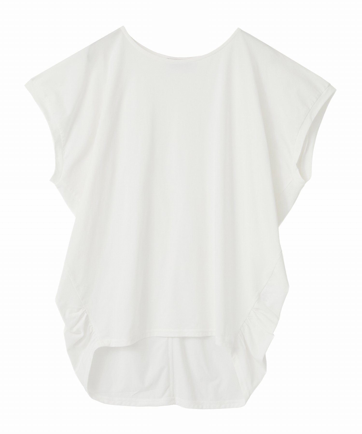 【ジュリエ/Julier】の【定番】ライトプライムドレープトップス インテリア・キッズ・メンズ・レディースファッション・服の通販 founy(ファニー) 　ファッション　Fashion　レディースファッション　Fashion for Women　トップス・カットソー　Cut & Sew Tops　コレクション　Collection, Seasonal Line　定番　Standard, Basic Item　人気　Popular, Best Seller　ビッグ　Big, Oversized　半袖　Short Sleeve, Half Sleeve　無地　Plain, Solid Color　ヨガ　Yoga, Yoga Wear　ラベンダー　Lavender　ランニング　Running, Running Wear, Activewear, Jogging　リラックス　Relax, Relaxed Fit　エレガント 上品　Elegant　ホワイト|ID: prp329100004866660 ipo3291000000036248205