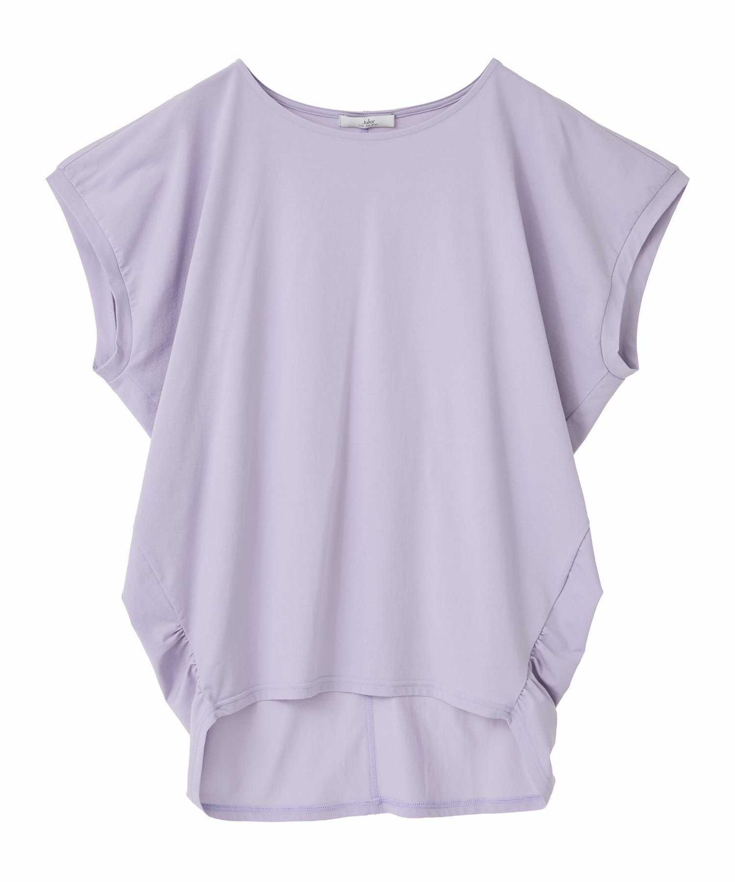 【ジュリエ/Julier】の【定番】ライトプライムドレープトップス インテリア・キッズ・メンズ・レディースファッション・服の通販 founy(ファニー) 　ファッション　Fashion　レディースファッション　Fashion for Women　トップス・カットソー　Cut & Sew Tops　コレクション　Collection, Seasonal Line　定番　Standard, Basic Item　人気　Popular, Best Seller　ビッグ　Big, Oversized　半袖　Short Sleeve, Half Sleeve　無地　Plain, Solid Color　ヨガ　Yoga, Yoga Wear　ラベンダー　Lavender　ランニング　Running, Running Wear, Activewear, Jogging　リラックス　Relax, Relaxed Fit　エレガント 上品　Elegant　ラベンダー|ID: prp329100004866660 ipo3291000000036248206