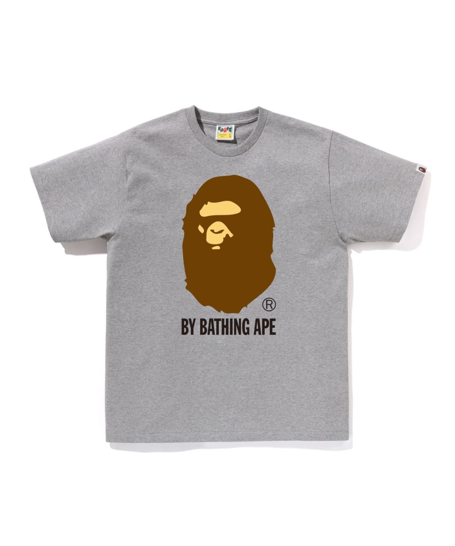 【ア ベイシング エイプ/A BATHING APE】のBY BATHING APE TEE M インテリア・キッズ・メンズ・レディースファッション・服の通販 founy(ファニー) 　ファッション　Fashion　レディースファッション　Fashion for Women　ショート　Short, Short Length　スリーブ　Sleeve, Long Sleeve / Short Sleeve　トレンド　Trend, Trending Now　フロント　Front, Front Design　プリント　Print, Printed Pattern　ベーシック　Basic, Essential　ラバー　Rubber, Rubber Sole　定番　Standard, Basic Item　GRAY|ID: prp329100004866661 ipo3291000000036248213