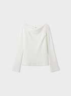 【ミースロエ/MIESROHE】のポップコーンレーストップス 人気、トレンドファッション・服の通販 founy(ファニー) ファッション Fashion レディースファッション Fashion for Women トップス・カットソー Cut & Sew Tops おすすめ Recommended / Our Picks ショルダー Shoulder, Shoulder Strap スマート Smart, Elegant バランス Balance, Style Balance ラッセル Raschel, Raschel Lace thumbnail WHT[001]|ID: prp329100004866662 ipo3291000000036248218