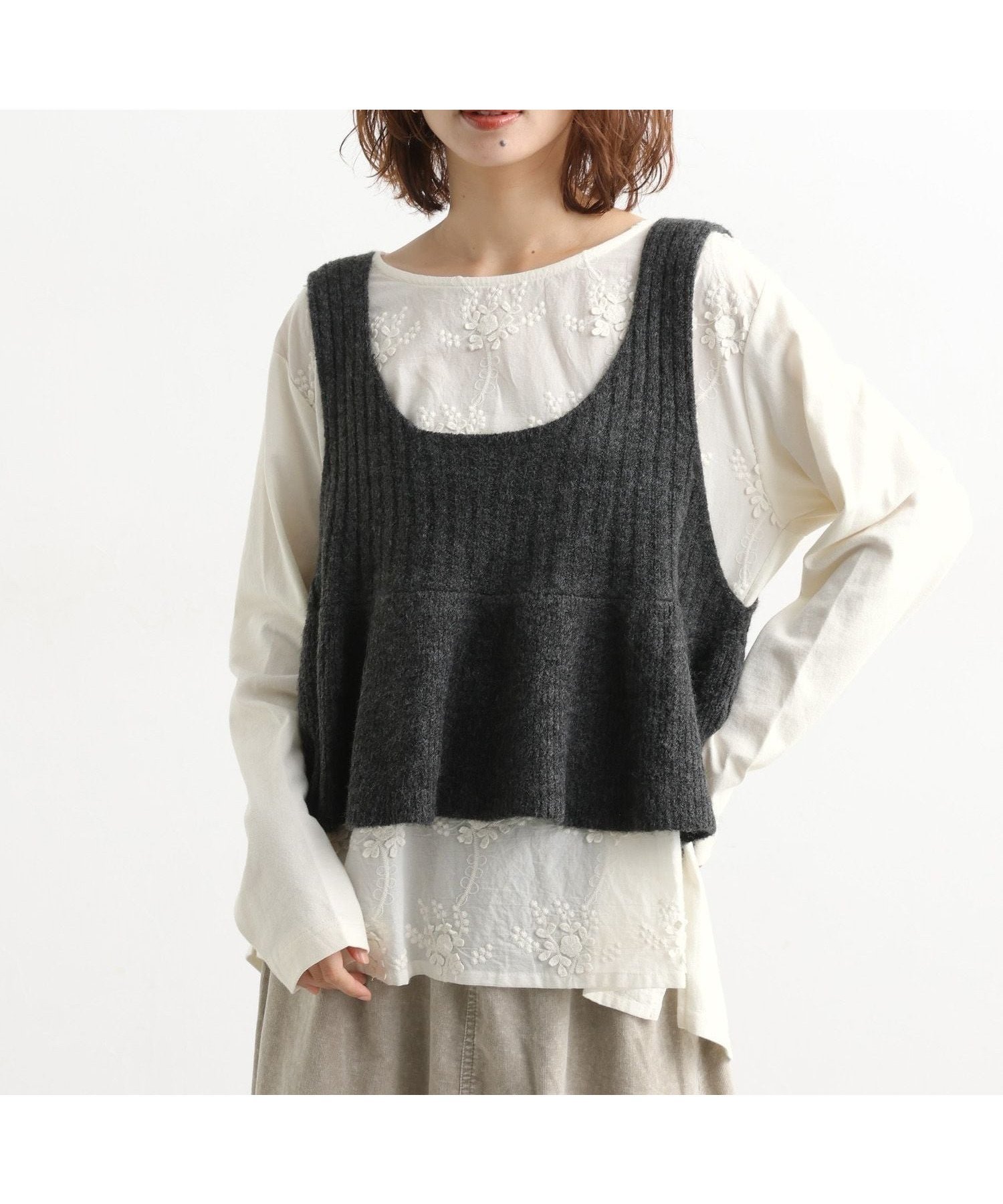 【スタディオ クリップ/studio CLIP】の【新色追加】3DレースロングスリーブTシャツ インテリア・キッズ・メンズ・レディースファッション・服の通販 founy(ファニー) 　ファッション　Fashion　レディースファッション　Fashion for Women　トップス・カットソー　Cut & Sew Tops　シャツ・ブラウス・オフィスカジュアル　Elegant Blouses & Button-Ups　ロングTシャツ・Tシャツ　Longline T-Shirts & Tees　インナー　Innerwear　カットソー　Cut and Sewn Top　カーディガン　Cardigan, Knitwear　スリーブ　Sleeve, Long Sleeve / Short Sleeve　デニム　Denim, Jeans Material　ビスチェ　Bustier, Corset Top　ベスト　Vest, Waistcoat　レース　Lace, Lace Fabric　ロング　Long, Long-Length　羽織　Haori, Light Jacket　オフホワイト11|ID: prp329100004866663 ipo3291000000036248222