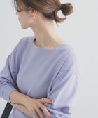 【アーバンリサーチ ドアーズ/URBAN RESEARCH DOORS】の強撚ダンボールボートネックプルオーバー 人気、トレンドファッション・服の通販 founy(ファニー) ファッション Fashion レディースファッション Fashion for Women トップス・カットソー Cut & Sew Tops カジュアルプルオーバー・ニットトップス Pullovers & Knit Tops / Casual Pullovers 2026年 2026 シンプル Simple, Minimal デニム Denim, Jeans Material フラット Flat, Flat Shoes ボトム Bottoms, Lower Wear エレガント 上品 Elegant 夏 Summer S/S・春夏 SS, Spring/Summer, Warm Season thumbnail パープル|ID: prp329100004866664 ipo3291000000036248227