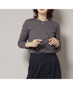 【ナノ ユニバース/nano universe】のAnti Soaked 汗染み防止リブロンT 人気、トレンドファッション・服の通販 founy(ファニー) ファッション Fashion レディースファッション Fashion for Women トップス・カットソー Cut & Sew Tops ロングTシャツ・Tシャツ Longline T-Shirts & Tees 秋 Autumn 吸水 Absorbent, Quick-Dry 定番 Standard, Basic Item 人気 Popular, Best Seller 夏 Summer エレガント 上品 Elegant 2025年 2025 2025-2026秋冬・A/W Autumn/Winter 2025–26 AW25–26 |ID:prp329100004866666