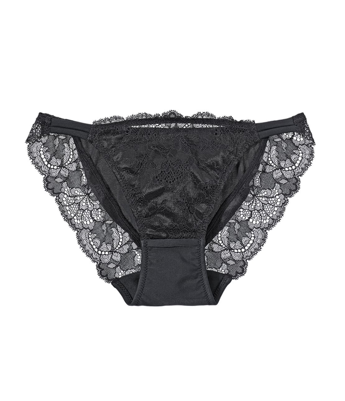 【ピーチジョン/PEACH JOHN】の【レースでラインが響きにくい,肌触りふんわりショーツ】ナイスバディショーツ インテリア・キッズ・メンズ・レディースファッション・服の通販 founy(ファニー) 　ファッション　Fashion　レディースファッション　Fashion for Women　サテン　Satin, Glossy Fabric　ショーツ　Shorts, Short Pants　ストリング　String, Drawstring　ストレッチ　Stretch, Stretchy Fabric　フェミニン　Feminine, Girly　フロント　Front, Front Design　レース　Lace, Lace Fabric　定番　Standard, Basic Item　ブラック|ID: prp329100004866675 ipo3291000000036248293