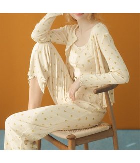 【ピーチジョン/PEACH JOHN】の【肌ざわりが柔らかく,快適なコットン混リブ】コットン混リブパジャマ3点セット 人気、トレンドファッション・服の通販 founy(ファニー) ファッション Fashion レディースファッション Fashion for Women イエロー Yellow くるぶし Ankle-Length カーディガン Cardigan, Knitwear キャミソール Camisole, Spaghetti Strap Top ストライプ Stripe, Striped Pattern ストレート Straight, Straight Cut チューリップ Tube, Tube Top トリミング Trimming, Decorative Edge 長袖 Long Sleeve, Full Sleeve フィット Fit, Slim Fit フェミニン Feminine, Girly フロント Front, Front Design プリント Print, Printed Pattern モチーフ Motif, Design Theme ラウンド Round, Round Neck レース Lace, Lace Fabric ロング Long, Long-Length ローズ Rose, Rose Motif おすすめ Recommended / Our Picks 夏 Summer ギフト プレゼント Gift / Present |ID:prp329100004866676