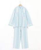 【キッドブルー/KID BLUE】の25ストライプ 天竺 長袖パジャマ 人気、トレンドファッション・服の通販 founy(ファニー) ファッション Fashion レディースファッション Fashion for Women トップス・カットソー Cut & Sew Tops ストライプ Stripe, Striped Pattern スリット Slit, Slit Detail バランス Balance, Style Balance パジャマ Pajamas, Sleepwear パステル Pastel, Soft Color ベーシック Basic, Essential ボックス Boxy, Box Shape ボトム Bottoms, Lower Wear ポケット Pocket, Pocket Detail リラックス Relax, Relaxed Fit 長袖 Long Sleeve, Full Sleeve thumbnail サックス|ID: prp329100004866677 ipo3291000000036248325