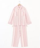 【キッドブルー/KID BLUE】の25ストライプ 天竺 長袖パジャマ 人気、トレンドファッション・服の通販 founy(ファニー) ファッション Fashion レディースファッション Fashion for Women トップス・カットソー Cut & Sew Tops ストライプ Stripe, Striped Pattern スリット Slit, Slit Detail バランス Balance, Style Balance パジャマ Pajamas, Sleepwear パステル Pastel, Soft Color ベーシック Basic, Essential ボックス Boxy, Box Shape ボトム Bottoms, Lower Wear ポケット Pocket, Pocket Detail リラックス Relax, Relaxed Fit 長袖 Long Sleeve, Full Sleeve thumbnail ピンク|ID: prp329100004866677 ipo3291000000036248326