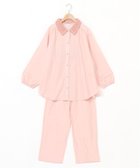 【キッドブルー/KID BLUE】の25プレーンネル 長袖パジャマ 人気、トレンドファッション・服の通販 founy(ファニー) ファッション Fashion レディースファッション Fashion for Women トップス・カットソー Cut & Sew Tops エンブロイダリー Embroidery Design スリーブ Sleeve, Long Sleeve / Short Sleeve パジャマ Pajamas, Sleepwear フラワー Flower, Floral モチーフ Motif, Design Theme 長袖 Long Sleeve, Full Sleeve thumbnail ピンク|ID: prp329100004866678 ipo3291000000036248329