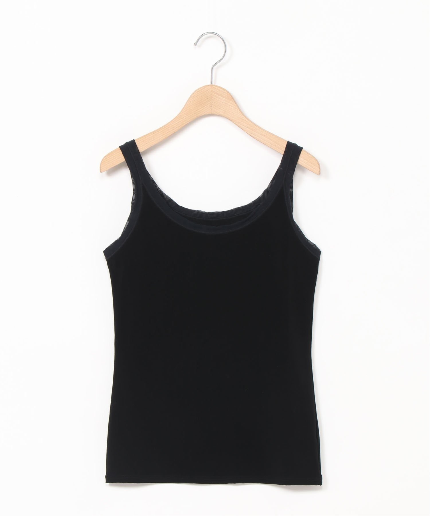 【キッドブルー/KID BLUE】の25強撚ベア天 キャミソール インテリア・キッズ・メンズ・レディースファッション・服の通販 founy(ファニー) 　ファッション　Fashion　レディースファッション　Fashion for Women　トップス・カットソー　Cut & Sew Tops　キャミソール&ノースリーブ　Camisoles & Sleeveless Tops　キャミソール　Camisole, Spaghetti Strap Top　タンク　Tank Top, Sleeveless Top　エレガント 上品　Elegant　ブラック|ID: prp329100004866680 ipo3291000000036248340