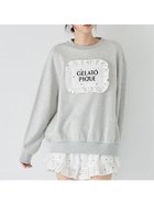 【ジェラート ピケ/gelato pique】の【WhiteDay】ピローモチーフ裏毛プルオーバー 人気、トレンドファッション・服の通販 founy(ファニー) ファッション Fashion レディースファッション Fashion for Women トップス・カットソー Cut & Sew Tops カジュアルプルオーバー・ニットトップス Pullovers & Knit Tops / Casual Pullovers ギンガム Gingham, Gingham Fabric スマート Smart, Elegant チェック Check, Plaid, Tartan ドット Polka Dot, Dot Pattern フリル Frill, Ruffle フロント Front, Front Design モチーフ Motif, Design Theme 春 Spring 無地 Plain, Solid Color thumbnail GRY[006]|ID: prp329100004866686 ipo3291000000036248387