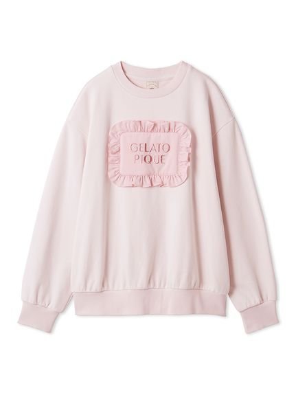 【ジェラート ピケ/gelato pique】の【WhiteDay】ピローモチーフ裏毛プルオーバー インテリア・キッズ・メンズ・レディースファッション・服の通販 founy(ファニー) 　ファッション　Fashion　レディースファッション　Fashion for Women　トップス・カットソー　Cut & Sew Tops　カジュアルプルオーバー・ニットトップス　Pullovers & Knit Tops / Casual Pullovers　ギンガム　Gingham, Gingham Fabric　スマート　Smart, Elegant　チェック　Check, Plaid, Tartan　ドット　Polka Dot, Dot Pattern　フリル　Frill, Ruffle　フロント　Front, Front Design　モチーフ　Motif, Design Theme　春　Spring　無地　Plain, Solid Color　PNK[066]|ID: prp329100004866686 ipo3291000000036248388