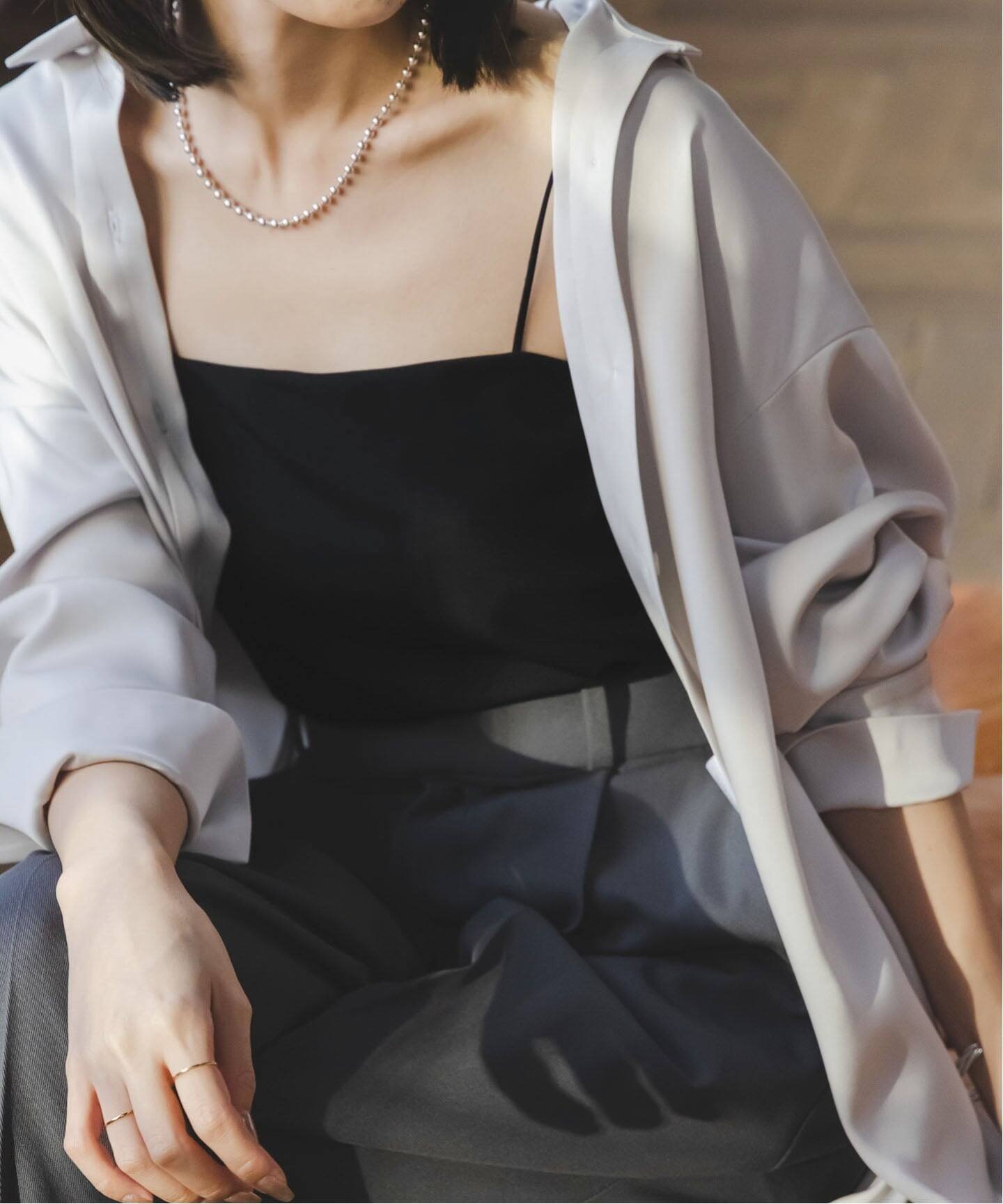 【ノーブル / スピック&スパン/NOBLE / Spick & Span】のバックラインスイマーキャミ 人気、トレンドファッション・服の通販 founy(ファニー) 　ファッション　Fashion　レディースファッション　Fashion for Women　トップス・カットソー　Cut & Sew Tops　キャミソール&ノースリーブ　Camisoles & Sleeveless Tops　バッグ　Bags　インナー　Innerwear　キャミ　Camisole, Cami Top　キャミソール　Camisole, Spaghetti Strap Top　ジャケット　Jacket, Outerwear　ラップ　Wrap, Wrap Design　冬　Winter / This Winter　定番　Standard, Basic Item　 other-1|ID: prp329100004866689 ipo3291000000036248401