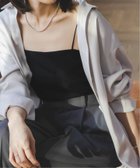 【ノーブル / スピック&スパン/NOBLE / Spick & Span】のバックラインスイマーキャミ 人気、トレンドファッション・服の通販 founy(ファニー) ファッション Fashion レディースファッション Fashion for Women トップス・カットソー Cut & Sew Tops キャミソール&ノースリーブ Camisoles & Sleeveless Tops バッグ Bags インナー Innerwear キャミ Camisole, Cami Top キャミソール Camisole, Spaghetti Strap Top ジャケット Jacket, Outerwear ラップ Wrap, Wrap Design 冬 Winter / This Winter 定番 Standard, Basic Item thumbnail ブラック|ID: prp329100004866689 ipo3291000000036248402