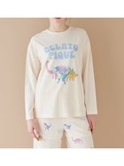 【ジェラート ピケ/gelato pique】のダイナソーワンポイントロンT 人気、トレンドファッション・服の通販 founy(ファニー) ファッション Fashion レディースファッション Fashion for Women トップス・カットソー Cut & Sew Tops ロングTシャツ・Tシャツ Longline T-Shirts & Tees おすすめ Recommended / Our Picks イエロー Yellow インナー Innerwear カットソー Cut and Sewn Top カラフル Colorful Design スマート Smart, Elegant プリント Print, Printed Pattern ロング Long, Long-Length ワンポイント One Point, Statement Accent thumbnail CRM[004]|ID: prp329100004866690 ipo3291000000036248406