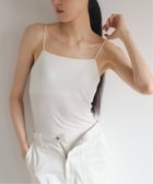 【エミリーウィーク/EMILY WEEK】の《追加4》オーガニックコットン混 ストレッチブラキャミソール 人気、トレンドファッション・服の通販 founy(ファニー) ファッション Fashion レディースファッション Fashion for Women トップス・カットソー Cut & Sew Tops キャミソール&ノースリーブ Camisoles & Sleeveless Tops イタリア Italy インナー Innerwear カッティング Cutting Detail カーディガン Cardigan, Knitwear キャミソール Camisole, Spaghetti Strap Top 抗菌 Antibacterial, Bacteria-Resistant シルク Silk, 100% Silk シンプル Simple, Minimal パターン Pattern, Design Print ラップ Wrap, Wrap Design 再入荷 Restock / Back in Stock 2025年 2025 2025-2026秋冬・A/W Autumn/Winter 2025–26 AW25–26 thumbnail ホワイト|ID: prp329100004866695 ipo3291000000036248432