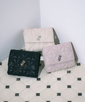 【ジルバイジルスチュアート/JILL by JILLSTUART】のクロスJ キルト三つ折りウォレット 人気、トレンドファッション・服の通販 founy(ファニー) ファッション Fashion レディースファッション Fashion for Women ウォレット Wallet キルト Quilt, Quilted Fabric コンパクト Compact, Small Size スマート Smart, Elegant エレガント 上品 Elegant 財布 Wallet, Purse |ID:prp329100004866725