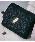 【ジルバイジルスチュアート/JILL by JILLSTUART】のクロスJ キルト三つ折りウォレット 人気、トレンドファッション・服の通販 founy(ファニー) ファッション Fashion レディースファッション Fashion for Women ウォレット Wallet キルト Quilt, Quilted Fabric コンパクト Compact, Small Size スマート Smart, Elegant エレガント 上品 Elegant 財布 Wallet, Purse thumbnail ブラック|ID: prp329100004866725 ipo3291000000036248561