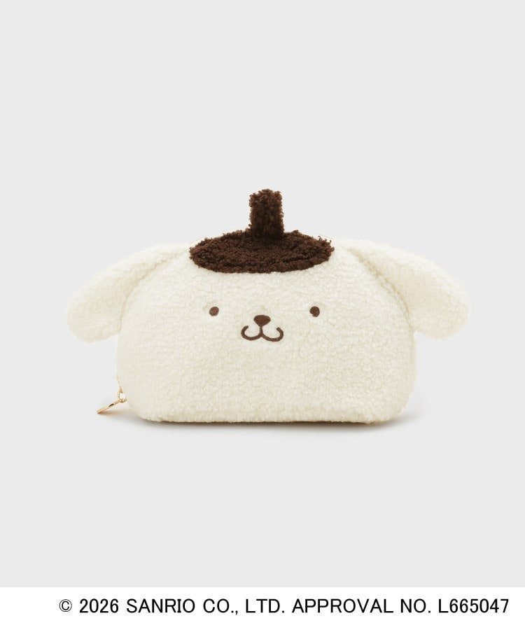 【インデックス/INDEX】の【ポムポムプリン】ふわふわフェイスポーチ 人気、トレンドファッション・服の通販 founy(ファニー) 　ファッション　Fashion　レディースファッション　Fashion for Women　ポーチ&ミニバッグ　Pouches & Mini Bags　ウォレット　Wallet　春　Spring　スペシャル　Special, Limited Edition　スマート　Smart, Elegant　トレンド　Trend, Trending Now　フェイス　Face, Facial Design　プリント　Print, Printed Pattern　ポケット　Pocket, Pocket Detail　ポーチ　Pouch, Small Case　モノトーン　Monotone, Black and White　 other-1|ID: prp329100004866735 ipo3291000000036248616