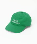 【フォーワンセブン エディフィス/417 EDIFICE】のIDEA BOOKS / アイディアブックス SORRY I DONT WORK HERE HAT 人気、トレンドファッション・服の通販 founy(ファニー) ファッション Fashion レディースファッション Fashion for Women キャップ&ハット Hats & Caps ロンドン London Style, British Inspired thumbnail グリーン|ID: prp329100004866751 ipo3291000000036248706
