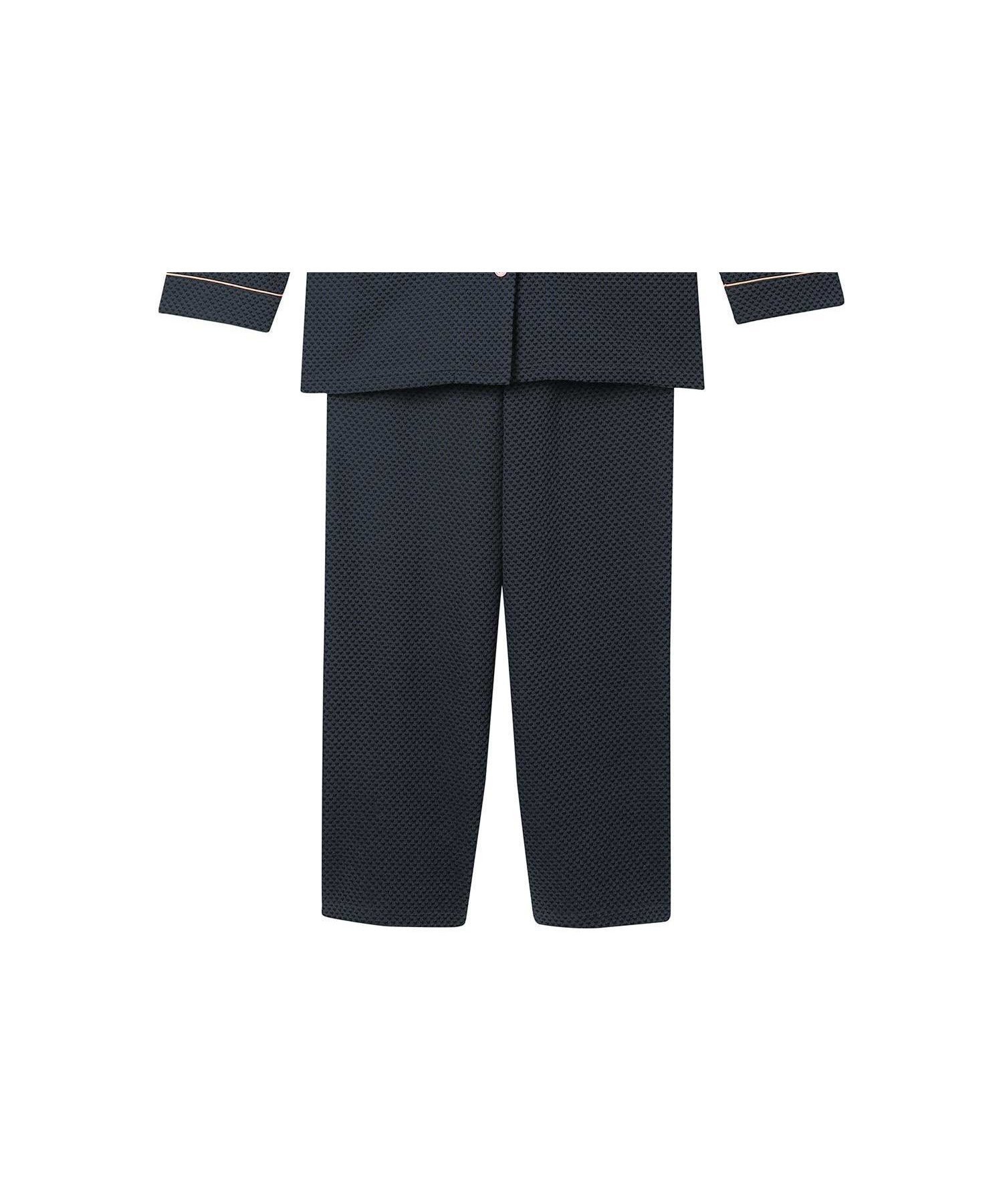 【ウンナナクール/une nana cool】の【綿混】丸襟ぽこぽこNew Yearパジャマ インテリア・キッズ・メンズ・レディースファッション・服の通販 founy(ファニー) ファッション Fashion レディースファッション Fashion for Women 長袖 Long Sleeve, Full Sleeve パジャマ Pajamas, Sleepwear ポケット Pocket, Pocket Detail ブルー|ID: prp329100004866774 ipo3291000000036248873