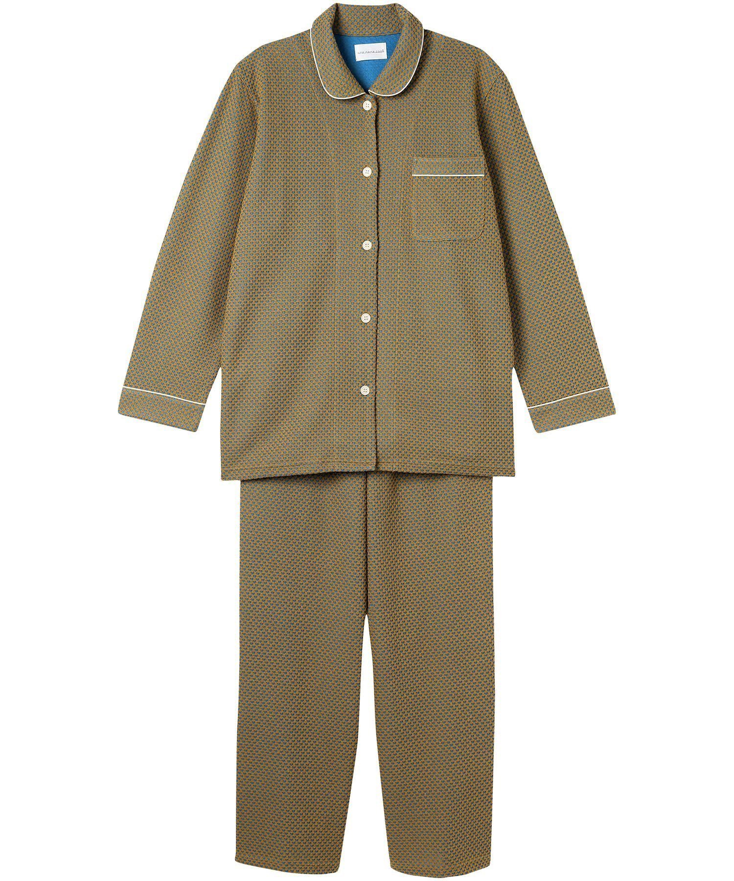 【ウンナナクール/une nana cool】の【綿混】丸襟ぽこぽこNew Yearパジャマ インテリア・キッズ・メンズ・レディースファッション・服の通販 founy(ファニー) ファッション Fashion レディースファッション Fashion for Women 長袖 Long Sleeve, Full Sleeve パジャマ Pajamas, Sleepwear ポケット Pocket, Pocket Detail マスタード|ID: prp329100004866774 ipo3291000000036248875