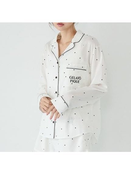 【ジェラート ピケ/gelato pique】の【WhiteDay】3柄シャツ インテリア・キッズ・メンズ・レディースファッション・服の通販 founy(ファニー) 　ファッション　Fashion　レディースファッション　Fashion for Women　トップス・カットソー　Cut & Sew Tops　シャツ・ブラウス・オフィスカジュアル　Elegant Blouses & Button-Ups　ギンガム　Gingham, Gingham Fabric　スマート　Smart, Elegant　チェック　Check, Plaid, Tartan　ドット　Polka Dot, Dot Pattern　パイピング　Piping, Trim Design　春　Spring　無地　Plain, Solid Color　OWHT[002]|ID: prp329100004866778 ipo3291000000036248888