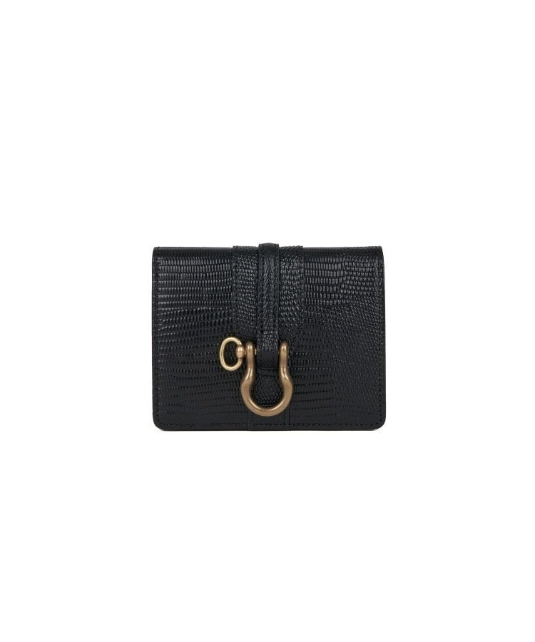 【トフ アンド ロードストン/TOFF&LOADSTONE】のロゼット フォールデッド ウォレット インテリア・キッズ・メンズ・レディースファッション・服の通販 founy(ファニー) 　ファッション　Fashion　レディースファッション　Fashion for Women　ウォレット　Wallet　オレンジ　Orange　クラシック　Classic, Timeless Style　サテン　Satin, Glossy Fabric　スマート　Smart, Elegant　財布　Wallet, Purse　定番　Standard, Basic Item　人気　Popular, Best Seller　フロント　Front, Front Design　ポケット　Pocket, Pocket Detail　モチーフ　Motif, Design Theme　リアル　Real, Realistic　再入荷　Restock / Back in Stock　おすすめ　Recommended / Our Picks　エレガント 上品　Elegant　ブラック|ID: prp329100004866791 ipo3291000000036248970