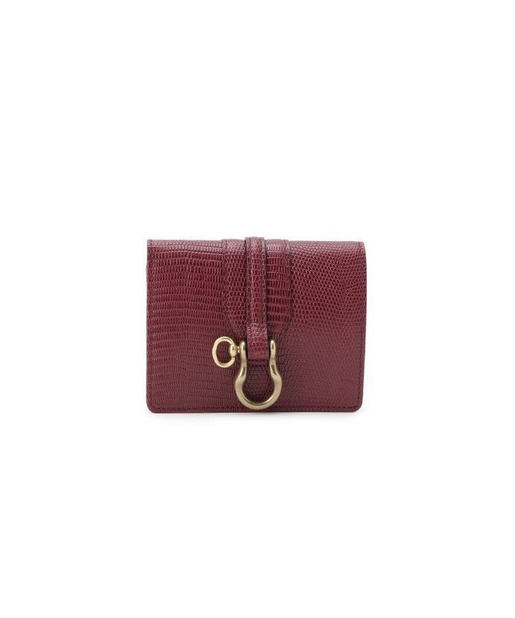 【トフ アンド ロードストン/TOFF&LOADSTONE】のロゼット フォールデッド ウォレット インテリア・キッズ・メンズ・レディースファッション・服の通販 founy(ファニー) 　ファッション　Fashion　レディースファッション　Fashion for Women　ウォレット　Wallet　オレンジ　Orange　クラシック　Classic, Timeless Style　サテン　Satin, Glossy Fabric　スマート　Smart, Elegant　財布　Wallet, Purse　定番　Standard, Basic Item　人気　Popular, Best Seller　フロント　Front, Front Design　ポケット　Pocket, Pocket Detail　モチーフ　Motif, Design Theme　リアル　Real, Realistic　再入荷　Restock / Back in Stock　おすすめ　Recommended / Our Picks　エレガント 上品　Elegant　ボルドー|ID: prp329100004866791 ipo3291000000036248974