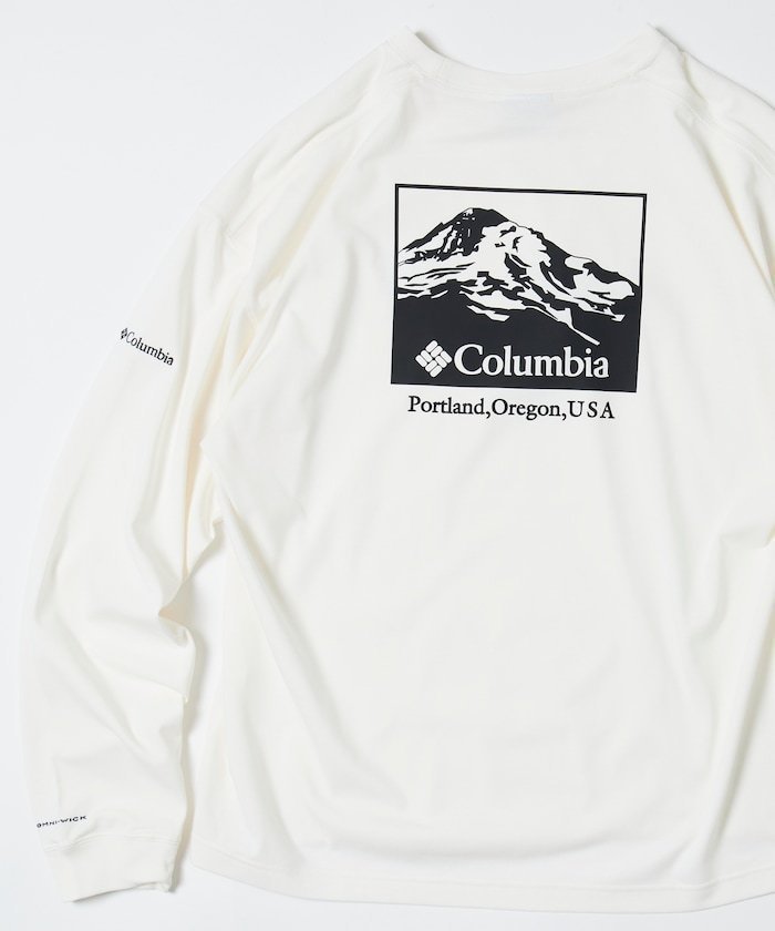 【フリークスストア/FREAK'S STORE】のColumbia×FREAK S STORE 別注 インペリアルパーク バックプリント ロングスリーブTシャツ 【限定展開】 25AW 人気、トレンドファッション・服の通販 founy(ファニー) 　ファッション　Fashion　メンズファッション　Fashion for Men　インナー　Innerwear　ヴィンテージ　Vintage Style　カーゴパンツ　Cargo Pants, Utility Pants　グラフィック　Graphic, Graphic Design　スラックス　Slacks, Dress Pants　スリーブ　Sleeve, Long Sleeve / Short Sleeve　デニム　Denim, Jeans Material　トレンド　Trend, Trending Now　定番　Standard, Basic Item　人気　Popular, Best Seller　バランス　Balance, Style Balance　ビッグ　Big, Oversized　フィット　Fit, Slim Fit　プリント　Print, Printed Pattern　ボトム　Bottoms, Lower Wear　別注　Limited Edition, Custom Order　リラックス　Relax, Relaxed Fit　ロング　Long, Long-Length　ワイド　Wide, Wide Fit　ワンポイント　One Point, Statement Accent　A/W・秋冬　Autumn/Winter　冬　Winter / This Winter　おすすめ　Recommended / Our Picks　2025年　2025　2025-2026秋冬・A/W　Autumn/Winter 2025–26 AW25–26　 other-1|ID: prp329100004866951 ipo3291000000036251699