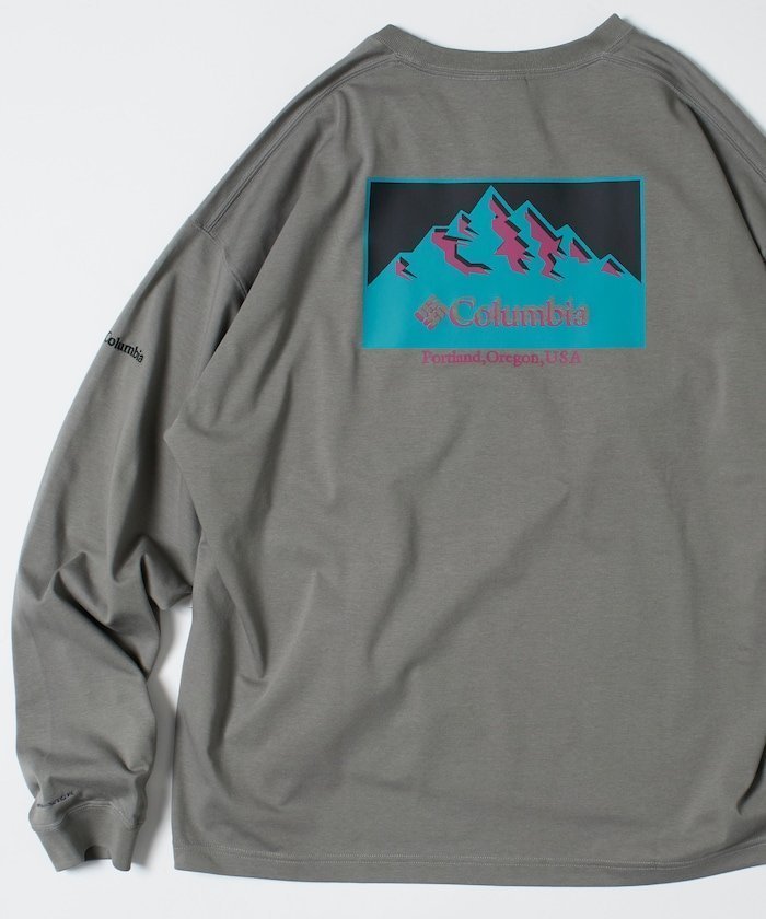 【フリークスストア/FREAK'S STORE】のColumbia×FREAK S STORE 別注 インペリアルパーク バックプリント ロングスリーブTシャツ 【限定展開】 25AW インテリア・キッズ・メンズ・レディースファッション・服の通販 founy(ファニー) 　ファッション　Fashion　メンズファッション　Fashion for Men　インナー　Innerwear　ヴィンテージ　Vintage Style　カーゴパンツ　Cargo Pants, Utility Pants　グラフィック　Graphic, Graphic Design　スラックス　Slacks, Dress Pants　スリーブ　Sleeve, Long Sleeve / Short Sleeve　デニム　Denim, Jeans Material　トレンド　Trend, Trending Now　定番　Standard, Basic Item　人気　Popular, Best Seller　バランス　Balance, Style Balance　ビッグ　Big, Oversized　フィット　Fit, Slim Fit　プリント　Print, Printed Pattern　ボトム　Bottoms, Lower Wear　別注　Limited Edition, Custom Order　リラックス　Relax, Relaxed Fit　ロング　Long, Long-Length　ワイド　Wide, Wide Fit　ワンポイント　One Point, Statement Accent　A/W・秋冬　Autumn/Winter　冬　Winter / This Winter　おすすめ　Recommended / Our Picks　2025年　2025　2025-2026秋冬・A/W　Autumn/Winter 2025–26 AW25–26　BEG Colored|ID: prp329100004866951 ipo3291000000036251713