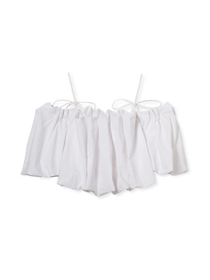 【スナイデル/SNIDEL】のオフショルタックバルーンブラウス 人気、トレンドファッション・服の通販 founy(ファニー) 　ファッション　Fashion　レディースファッション　Fashion for Women　トップス・カットソー　Cut & Sew Tops　シャツ・ブラウス・オフィスカジュアル　Elegant Blouses & Button-Ups　ウェーブ　Wavy Pattern　クロップド　Cropped, Short Length　今季　This Season, Current Season　ショート　Short, Short Length　ストレート　Straight, Straight Cut　スペシャル　Special, Limited Edition　スマート　Smart, Elegant　デコルテ　Décolleté, Neckline　トレンド　Trend, Trending Now　バランス　Balance, Style Balance　バルーン　Balloon, Balloon Silhouette　フィット　Fit, Slim Fit　フェミニン　Feminine, Girly　フォルム　Silhouette, Form　ラップ　Wrap, Wrap Design　リボン　Ribbon, Bow　おすすめ　Recommended / Our Picks　 other-1|ID: prp329100004866954 ipo3291000000036251804
