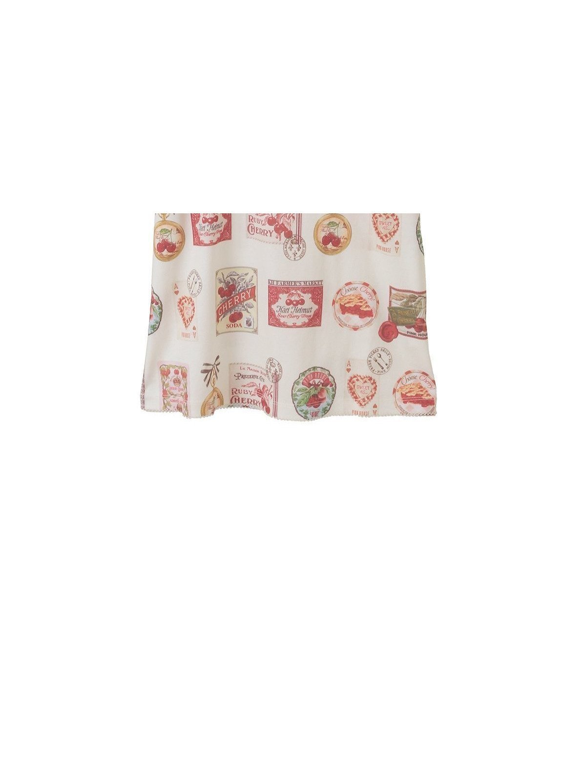 【ピンクハウス/PINK HOUSE】のチェリー総柄プリントカットソー インテリア・キッズ・メンズ・レディースファッション・服の通販 founy(ファニー) 　ファッション　Fashion　レディースファッション　Fashion for Women　トップス・カットソー　Cut & Sew Tops　カットソー・ベーシックTシャツ　Cut-and-Sewn Tops / Stretch Tees & Basics　アンティーク　Antique-Inspired　カットソー　Cut and Sewn Top　カラフル　Colorful Design　シンプル　Simple, Minimal　チェリー　Cherry, Cherry Pattern　プリント　Print, Printed Pattern　モチーフ　Motif, Design Theme　キナリ|ID: prp329100004866957 ipo3291000000036251834