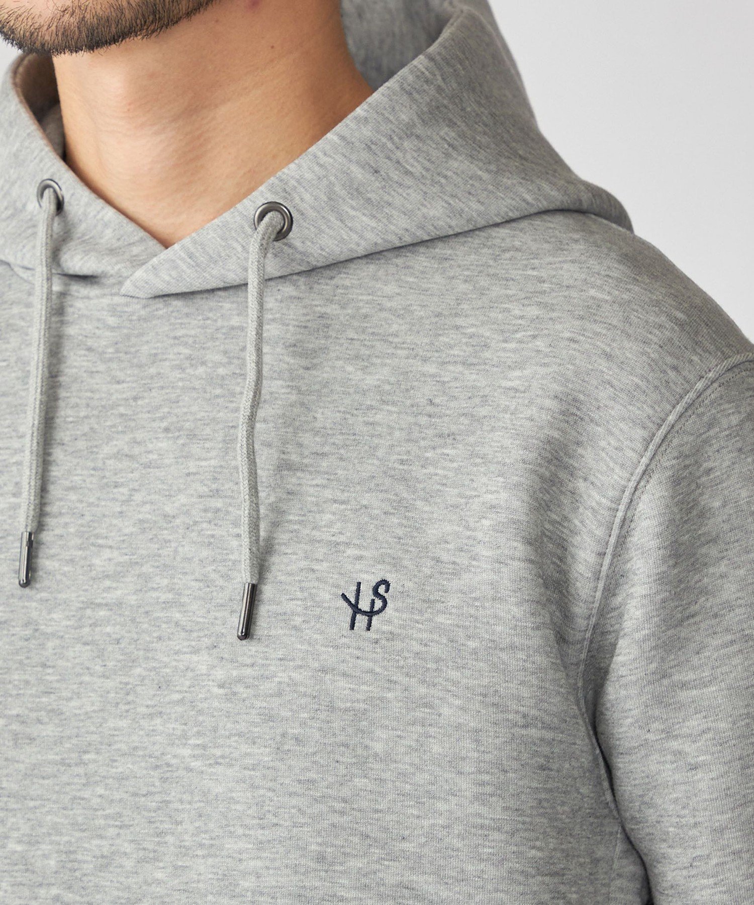 【シップス/SHIPS / MEN】の【WEB限定】SHIPS コットン ポリ ダブル ニット フーディー パーカ (セットアップ対応) インテリア・キッズ・メンズ・レディースファッション・服の通販 founy(ファニー) 　ファッション　Fashion　メンズファッション　Fashion for Men　セットアップ　Matching Sets　セットアップ　Set-Up, Coordinated Outfit　ダブル　Double, Double-Breasted　トレーナー　Sweatshirt, Trainer　人気　Popular, Best Seller　フロント　Front, Front Design　ポケット　Pocket, Pocket Detail　ワンポイント　One Point, Statement Accent　A/W・秋冬　Autumn/Winter　ビジネス 仕事 通勤　Business / Work / Commuting　グレー|ID: prp329100004866959 ipo3291000000036251883