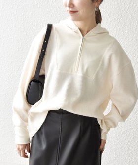 【シップス フォー ウィメン/SHIPS】のSHIPS any 手洗い可能 起毛 ワッフル ハーフジップ フーディー プルオーバー 人気、トレンドファッション・服の通販 founy(ファニー) ファッション Fashion レディースファッション Fashion for Women トップス・カットソー Cut & Sew Tops カジュアルプルオーバー・ニットトップス Pullovers & Knit Tops / Casual Pullovers オレンジ Orange 洗える Machine Washable 今季 This Season, Current Season シンプル Simple, Minimal デニム Denim, Jeans Material バランス Balance, Style Balance フロント Front, Front Design ヨーク Yoke, Yoke Design ワイド Wide, Wide Fit ワッフル Waffle, Waffle Knit おすすめ Recommended / Our Picks 2025年 2025 2025-2026秋冬・A/W Autumn/Winter 2025–26 AW25–26 |ID:prp329100004866971