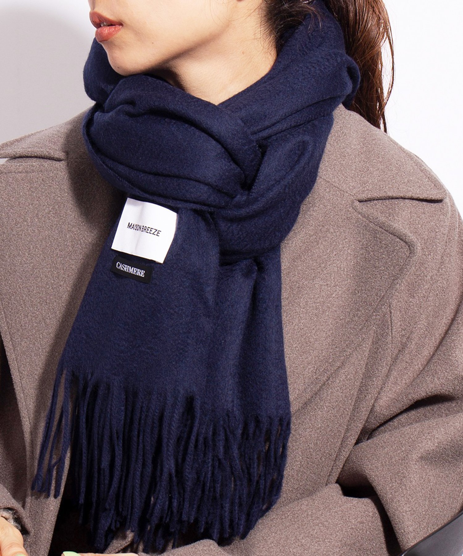 【セットアップセブン/SETUP7】のSETUP7/大判ウール×カシミヤプレーンマフラー 大判ストール ウール カシミヤ ブレンド 無地 60cm×200cm NW60L プレゼント ギフト インテリア・キッズ・メンズ・レディースファッション・服の通販 founy(ファニー) 　ファッション　Fashion　レディースファッション　Fashion for Women　セットアップ　Matching Sets　ストール　Soft & Warm Scarves　マフラー・スヌード / 冬小物の定番　Scarves & Mufflers　キルティング　Quilted, Quilting　今季　This Season, Current Season　ストール　Stole, Wrap　スマート　Smart, Elegant　ダウン　Down, Puffer　トレンド　Trend, Trending Now　フリンジ　Fringe, Tassel　ベーシック　Basic, Essential　マフラー　Scarf, Muffler　無地　Plain, Solid Color　A/W・秋冬　Autumn/Winter　再入荷　Restock / Back in Stock　送料無料　Free Shipping　おすすめ　Recommended / Our Picks　ギフト プレゼント　Gift / Present　ビジネス 仕事 通勤　Business / Work / Commuting　NVY|ID: prp329100004866972 ipo3291000000036252221