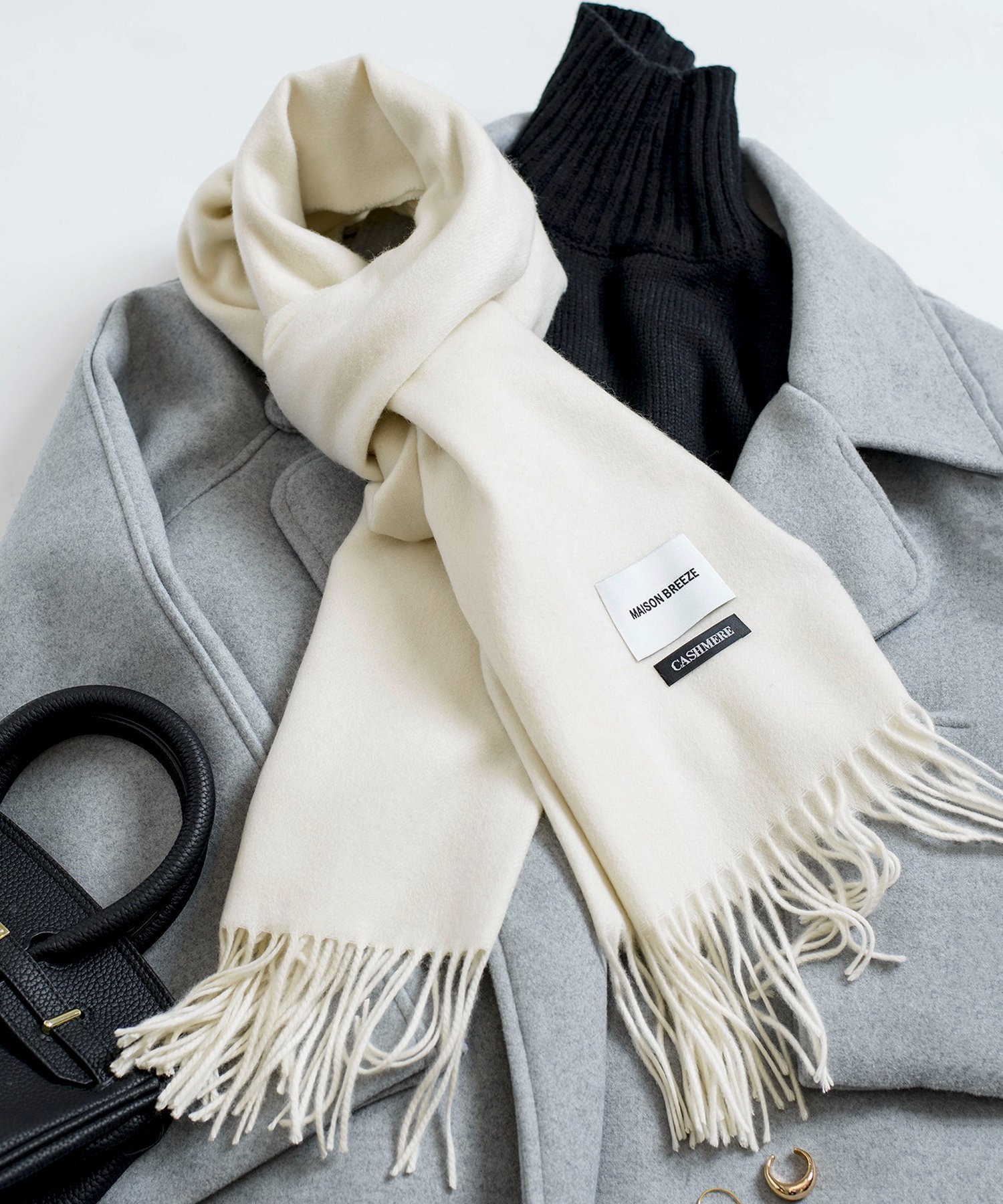 【セットアップセブン/SETUP7】のSETUP7/大判ウール×カシミヤプレーンマフラー 大判ストール ウール カシミヤ ブレンド 無地 60cm×200cm NW60L プレゼント ギフト インテリア・キッズ・メンズ・レディースファッション・服の通販 founy(ファニー) 　ファッション　Fashion　レディースファッション　Fashion for Women　セットアップ　Matching Sets　ストール　Soft & Warm Scarves　マフラー・スヌード / 冬小物の定番　Scarves & Mufflers　キルティング　Quilted, Quilting　今季　This Season, Current Season　ストール　Stole, Wrap　スマート　Smart, Elegant　ダウン　Down, Puffer　トレンド　Trend, Trending Now　フリンジ　Fringe, Tassel　ベーシック　Basic, Essential　マフラー　Scarf, Muffler　無地　Plain, Solid Color　A/W・秋冬　Autumn/Winter　再入荷　Restock / Back in Stock　送料無料　Free Shipping　おすすめ　Recommended / Our Picks　ギフト プレゼント　Gift / Present　ビジネス 仕事 通勤　Business / Work / Commuting　IVO|ID: prp329100004866972 ipo3291000000036252226